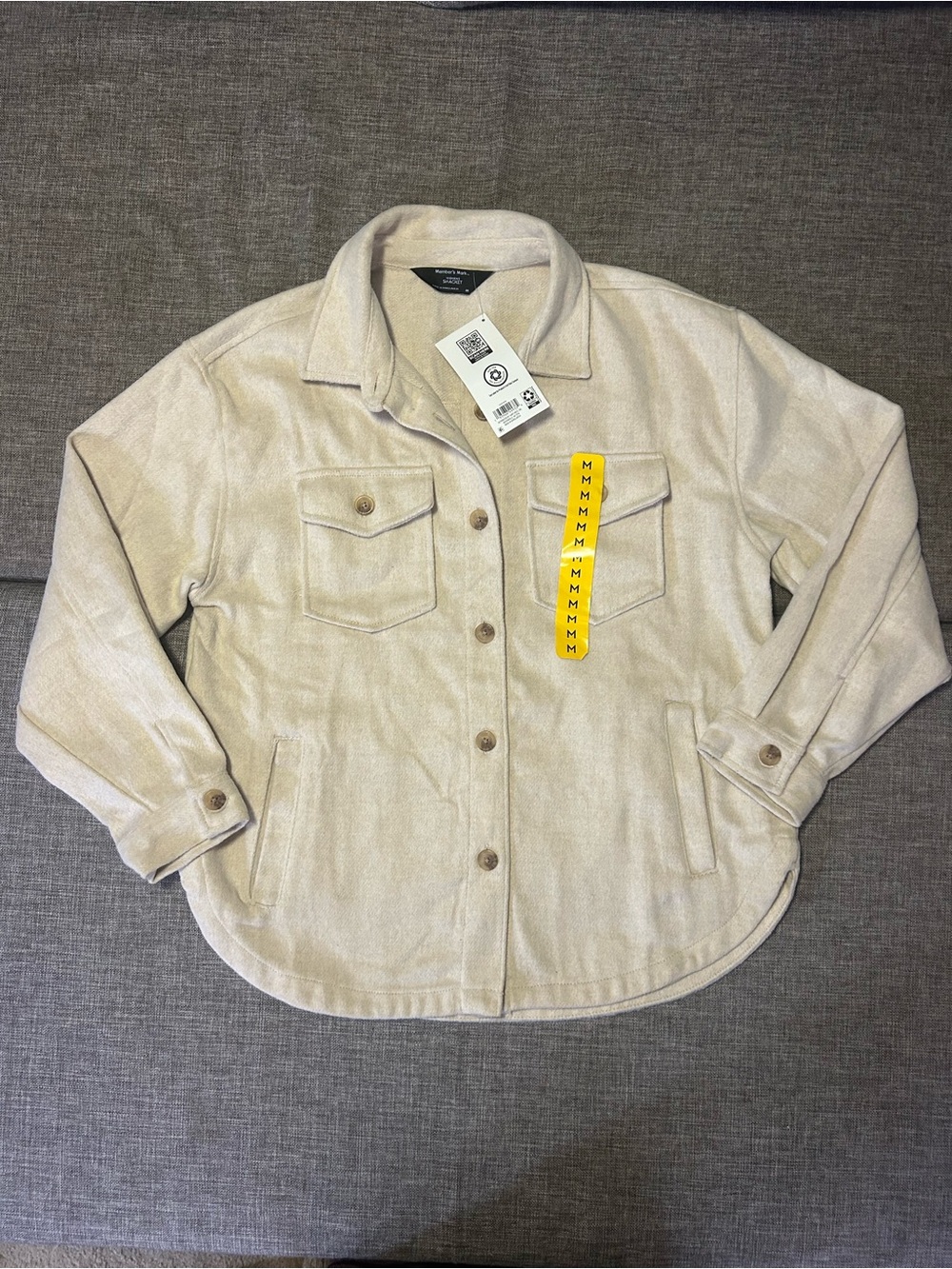 NWT Cream Shacket